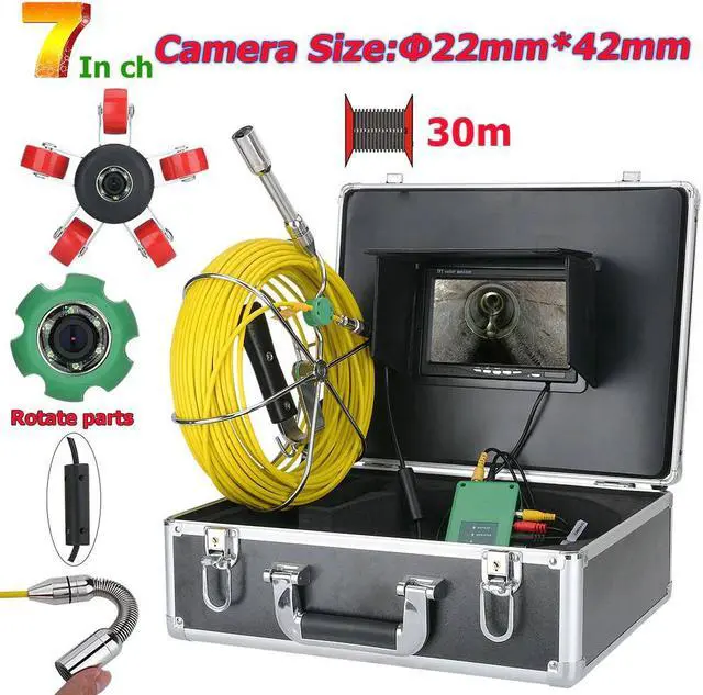 Main image of 5.5mm Dual Lens Industrial Endoscope 2.0MP Inspection Camera 5 Inch 1280P HD LCD Screen Waterproof Borescope with 6 LED Lights