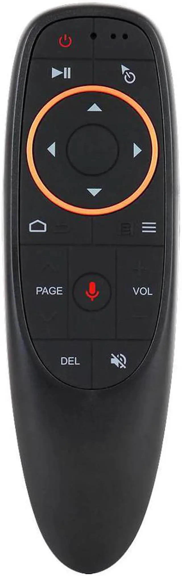 Alt view image 3 of 5 - 2.4G Wireless Air Mouse G10 Voice Remote Control Microphone Gyroscope IR Learning for Android tv box X96 AIR HK1 H96 MAX MINI