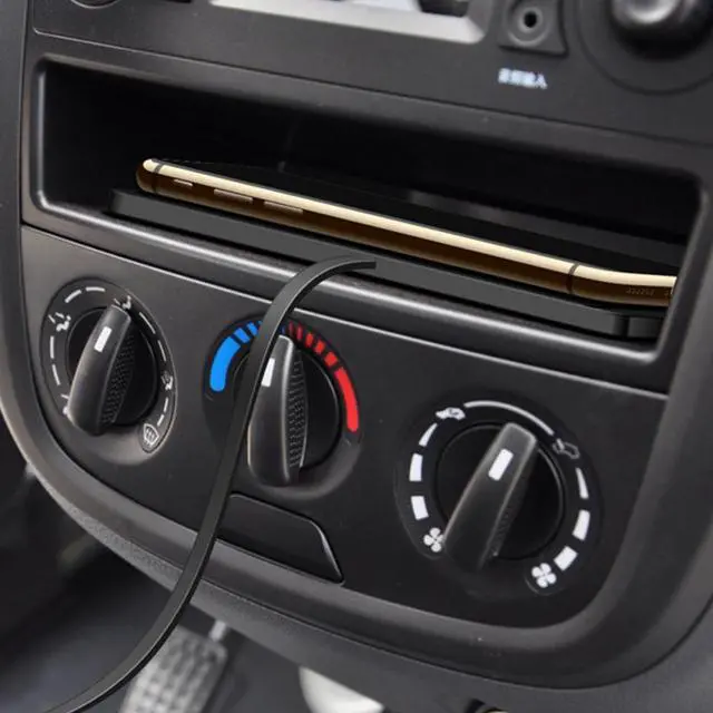 Alt view image 4 of 5 - 10W Wireless Charger Non-slip Silicone Mat Car Fast Charging Qi Dock Station Pad For IPhone Samsung Mobile Phone Accessories