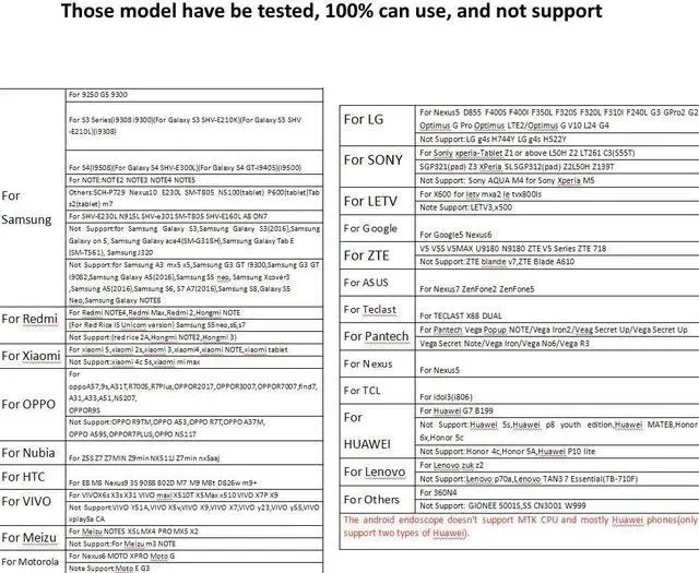 Alt view image 5 of 5 - 2M 1M 7mm Endoscope Camera Flexible IP67 Waterproof Inspection Borescope Camera for Android PC Notebook 6LEDs Adjustable