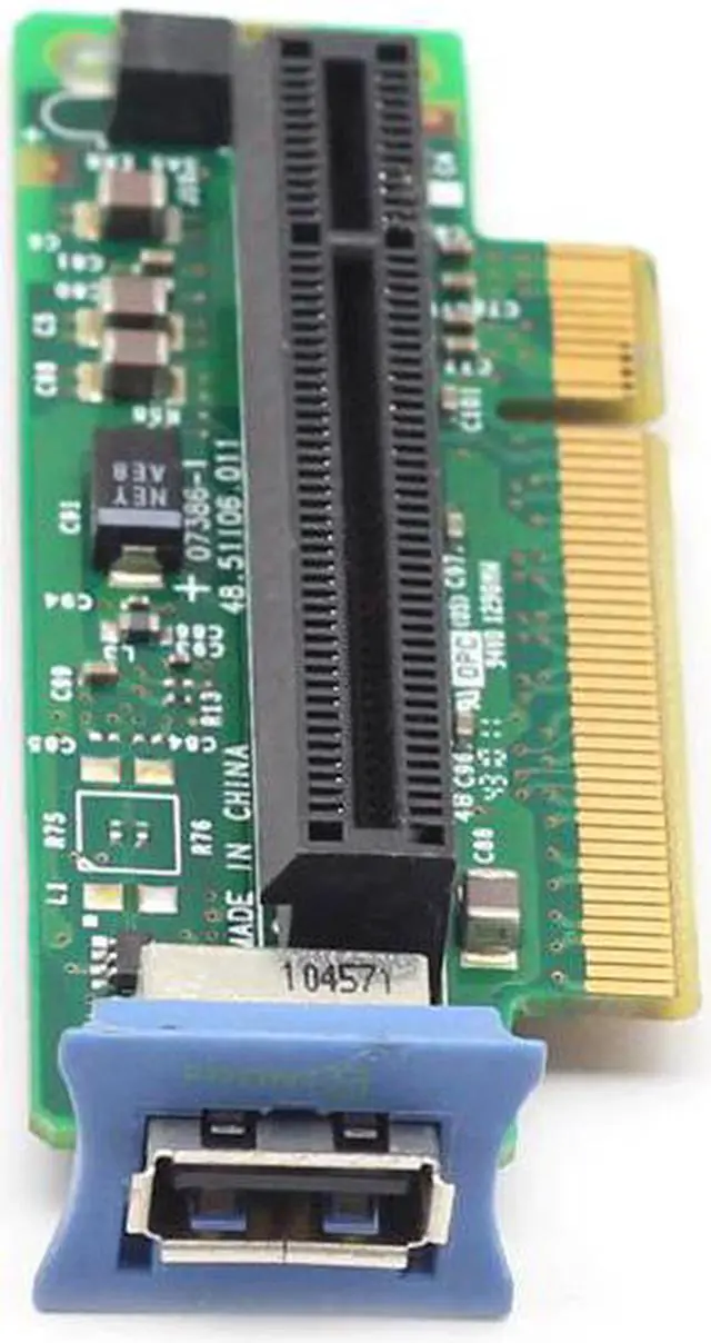 Alt view image 3 of 5 - 43V7067 FOR IBM X3550 M2 M3 X3650 M2 M3 SATA PCI-E Riser Card w/ USB Reader