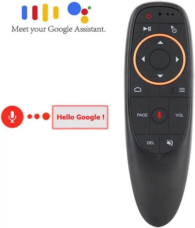 Main image of Voice Control Wireless Air Mouse 2.4G RF Gyro Sensor Smart Remote Control with Microphone for X96 TX3 Android TV Box
