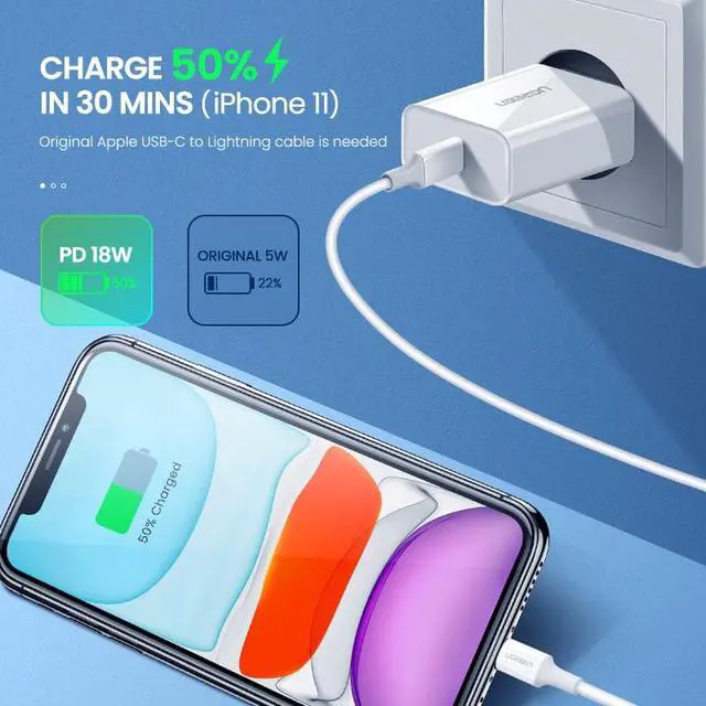 Alt view image 2 of 5 - Quick Charge 4.0 3.0 QC PD Charger 18W QC4.0 QC3.0 USB Type C Fast Charger for iPhone 11 X Xs 8 Xiaomi Phone PD Charger