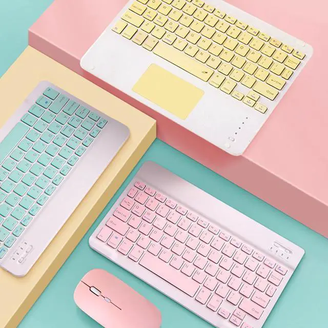 Main image of For iPad 7th generation 10.2 9.7Bluetooth keyboard Pro 11 Air 3 Pro 10.5 Air 2 with mouse For samsung Android Tablet