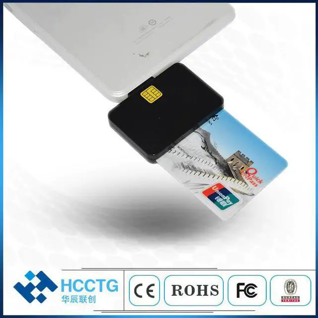 Alt view image 4 of 5 - Mobile Micro Usb Portable Smart Card Reader DCR32