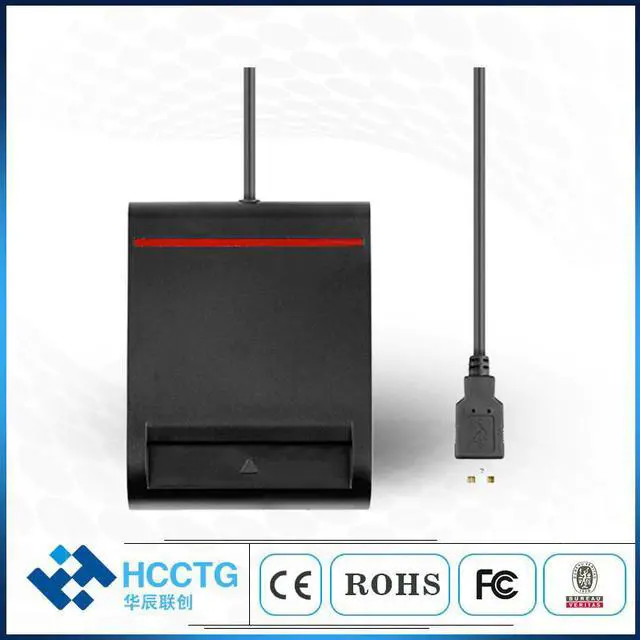 Main image of ABS Contact ISO 7816 PC SC Compliant USB Smart Card Reader DCR30