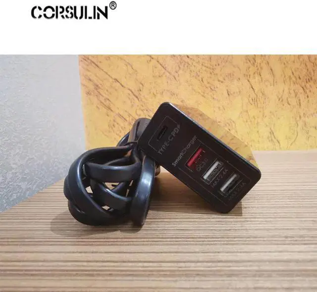 Alt view image 4 of 5 - 100W 90W 87W 65W 45W USB Type-C Charger For Macbook Asus Lenovo ThinkPad Xiaomi Pro 5V 9V 12V 15V 20V Max 5A 100W USB C Charger