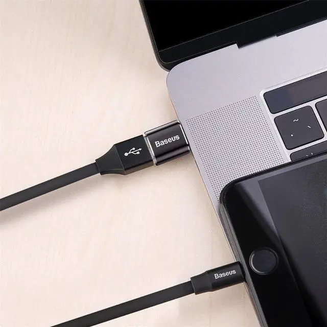 Alt view image 5 of 5 - Micro USB Type C OTG Adapter Mini usb c Male to Micro usb Female otg Adapter Micro USB to USB C for date transmission