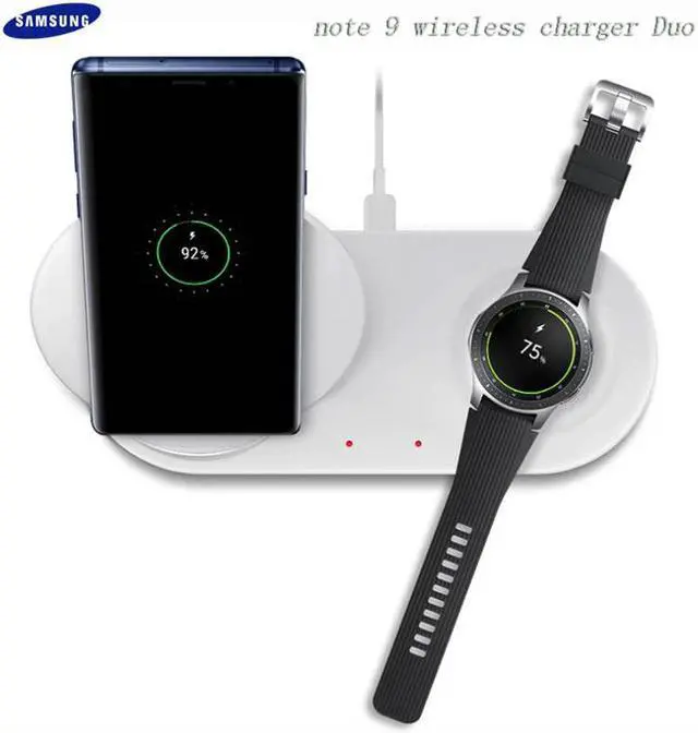Alt view image 3 of 5 - 25W 2 in 1 Fast QI Wireless Charger Phone Charger Pad Type C Quick Charging Stand For Galaxy Note 9 S10 S10+ Watch S2 3