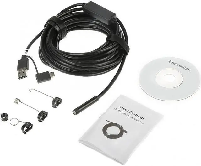 Main image of 3 in 1 Waterproof 6-Led USB Endoscope Borescope Inspection Camera 5M for Tool