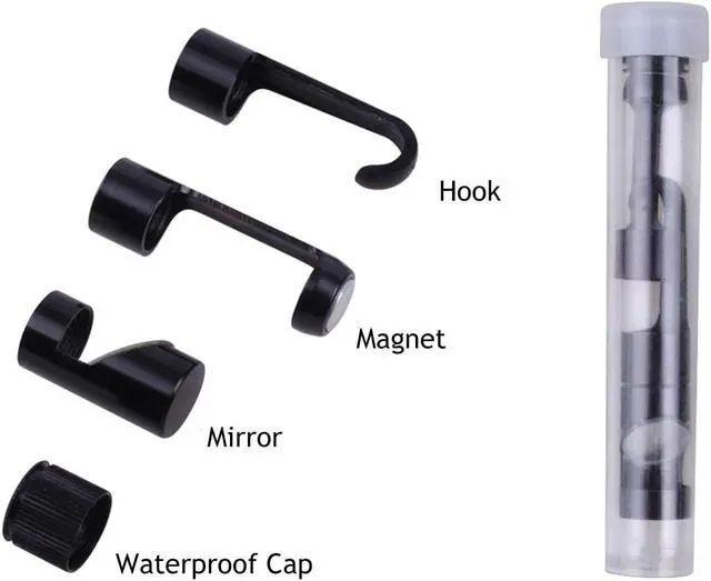 Alt view image 4 of 5 - 8mm  WIFI Endoscope Camera HD 1200P Mini Waterproof Hard Cable Inspection Camera USB Endoscope 8LED Borescope for Android IOS