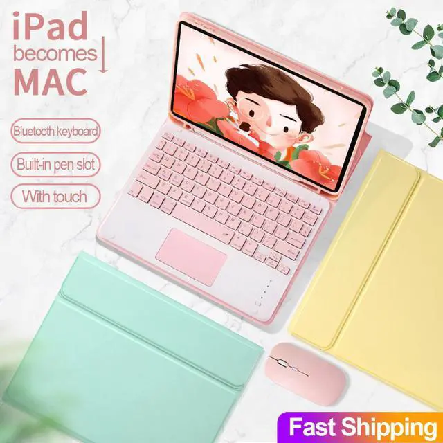 Main image of Keyboard For iPad Case Pro 9.7 10.5 11 Air 2 3 2017 2018 2019 2020 ipad 10.2 7th 5th 6th Generation Cover with Mouse