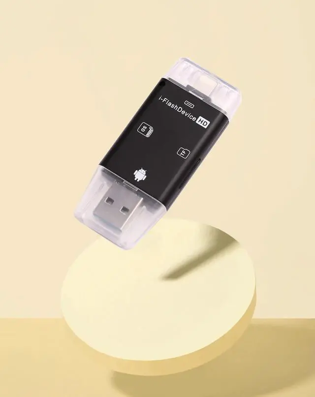 Alt view image 5 of 5 - Android Micro USB USB 3in1 SD TF Microsd Card Reader Memory OTG Card Reader for iPhone iPAD for Huawei for Xiaomi Phone PC