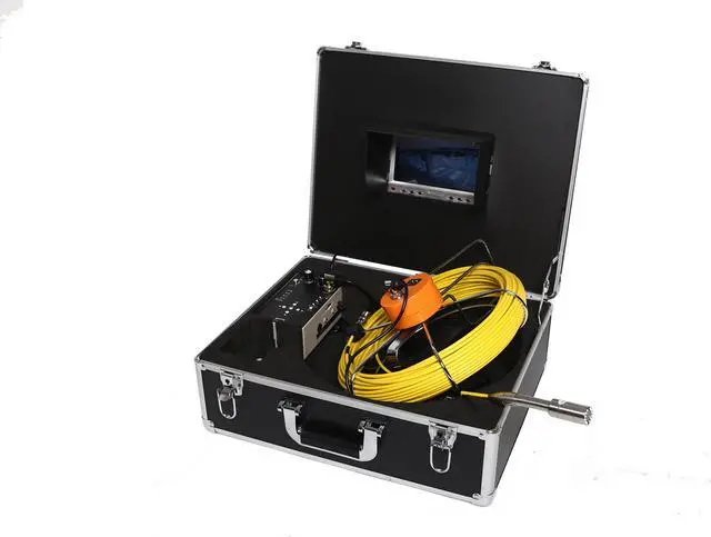Alt view image 3 of 3 - 10inch meter counter DVR Snake Video Endoscope Camera Pipe Drain Sewer Well Wall Underwater Inspection Camera System