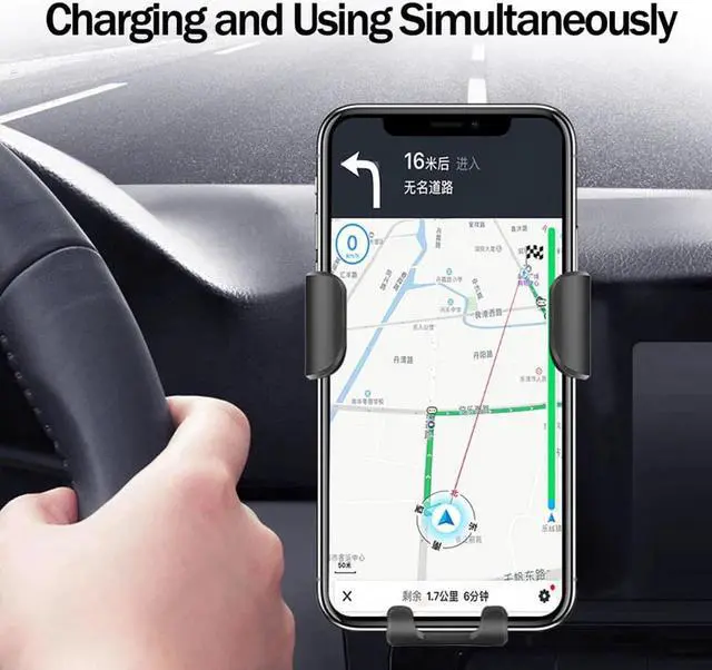 Alt view image 4 of 5 - 15W Fast Qi Wireless Car Charger Mount Quick Charge Phone Car Holder Charger For iPhone 11 Pro XS MAX XR wireless chargers
