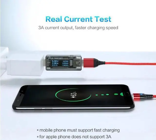 Alt view image 2 of 5 - Magnetic Fast Cable Micro USB Charging Phone Android Data Cable Wire Magnet Charger For    Mobile 3A