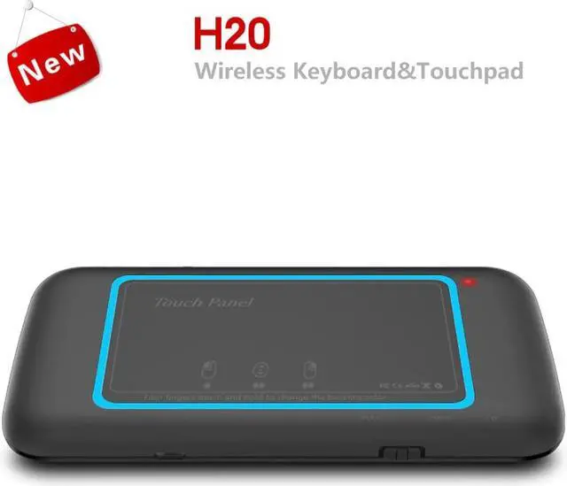 Alt view image 4 of 5 - H20 Mini Wireless Keyboard Backlight Touchpad Air mouse IR Leaning Remote control For Andorid BOX Smart TV Windows