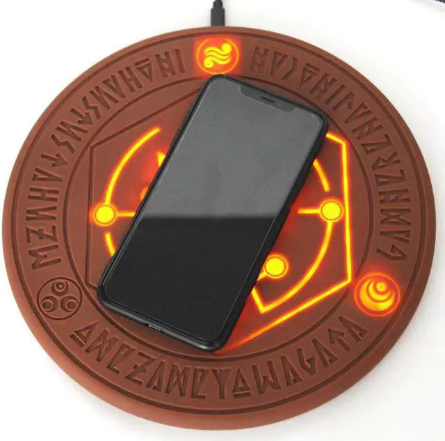 Alt view image 2 of 5 - 10W Magic Array Wireless Charger Universal Qi Wireless Fast Charger Charging Pad for iPhone X 10R XS Samsung Xiaomi Huawei