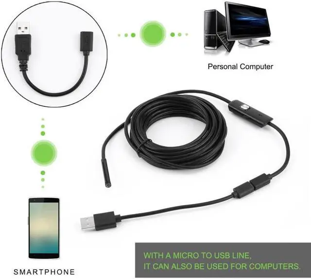 Main image of Mini Camera Otoscopio Usb Security Camera 5.5mm For Android Phone Smartphone And PC Otoscope Inspection Camera