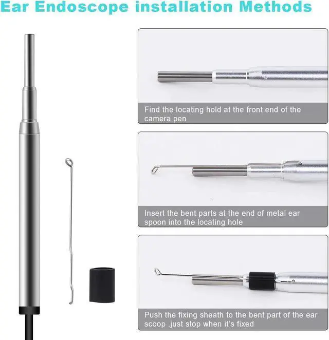 Alt view image 2 of 5 - 3.9MM Mini Endoscope Camera Waterproof USB Endoscope Inspection Camera for OTG Android Phone PC Ear Nose Borescope