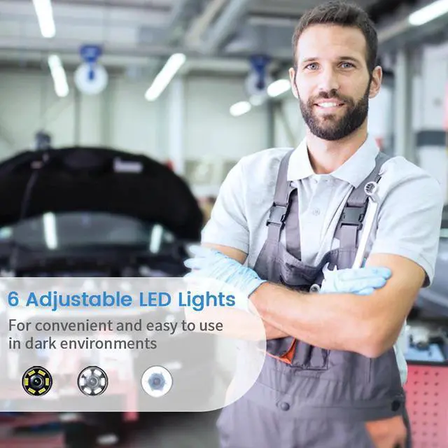 Alt view image 4 of 7 - Android USB Endoscope Camera 7.0mm Hard Cable PC Android Phone Endoscope Pipe Type C Endoscope Inspection Mini Camera