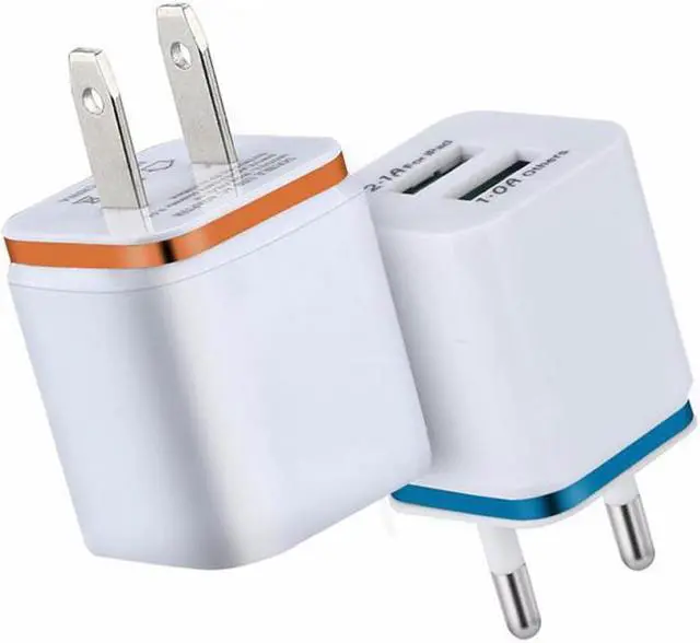 Alt view image 2 of 5 - USB Charger 2.1 A Wall USB Phone Charging Adapter Fast Charging EU US Plug Adapter For iPhone