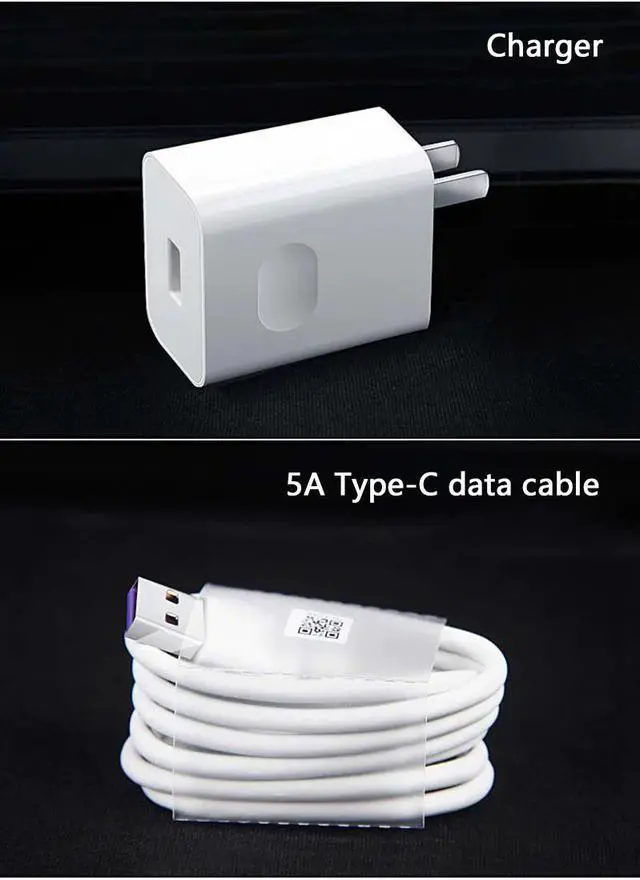 Alt view image 3 of 5 - 40W Super Fast Charger with 5A type C USB charging Data Cable for  P40/Mate 30  iphone US Japan korea 110V-220V
