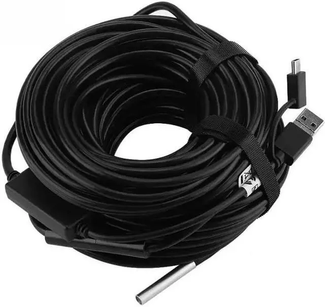 Alt view image 2 of 5 - 3 IN 1 20 Meter 5.5mm USB Endoscope with 720P Waterproof Camera for Pipe Car Inspection