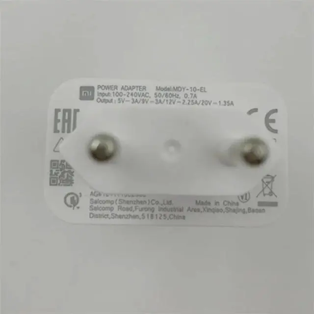 Alt view image 4 of 5 - 27w Usb Fast Charger QC4.0 Quick Turbo Charge Adapter Type C Cable for Mi 9 9se 8  9T Pro A3 Redmi K20 Note 9S 8T 7 8 Pro