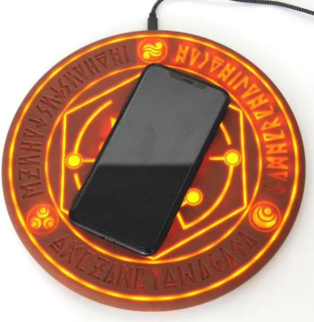 Alt view image 4 of 5 - 10W Magic Array Wireless Charger Universal Qi Wireless Fast Charger Charging Pad for iPhone X 10R XS Samsung Xiaomi Huawei