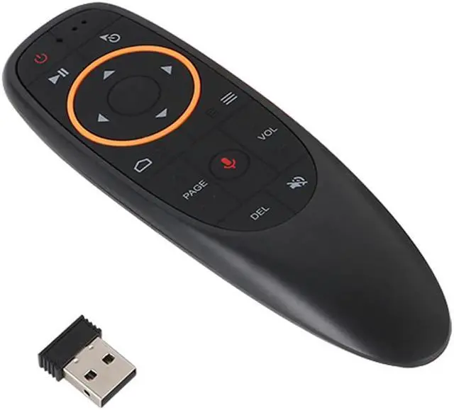 Alt view image 2 of 5 - Voice Control Wireless Air Mouse 2.4G RF Gyro Sensor Smart Remote Control with Microphone for X96 TX3 Android TV Box