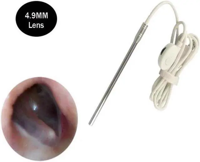 Alt view image 5 of 7 - 10mm USB Endoscope 5M Cable Waterproof Inspection Camera Borescope with 4 LED USB Endoscope Camera