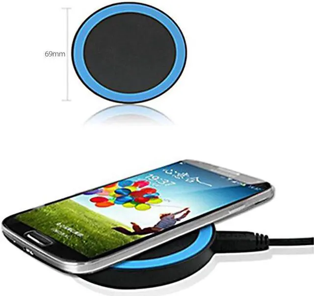 Alt view image 4 of 5 - Fast Wireless Charger For iPhone XS XR MAX 8 7 6S Plus Slim Charge Pad For Samsung Note5 S6 S6 Edge S7 S7 Edge Huawei Xiaomi