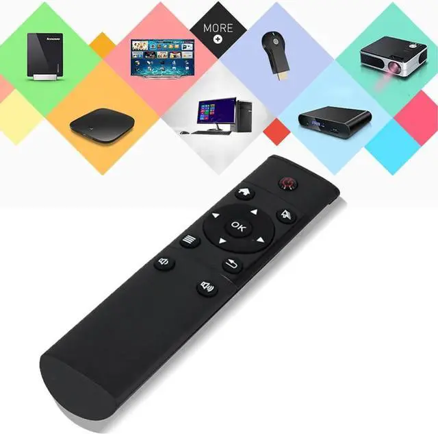 Alt view image 5 of 5 - 2.4GHz Wireless Keyboard Remote Control Air Mouse For KODI Android TV 12 Keys usb remote control Universal with USB Receiver