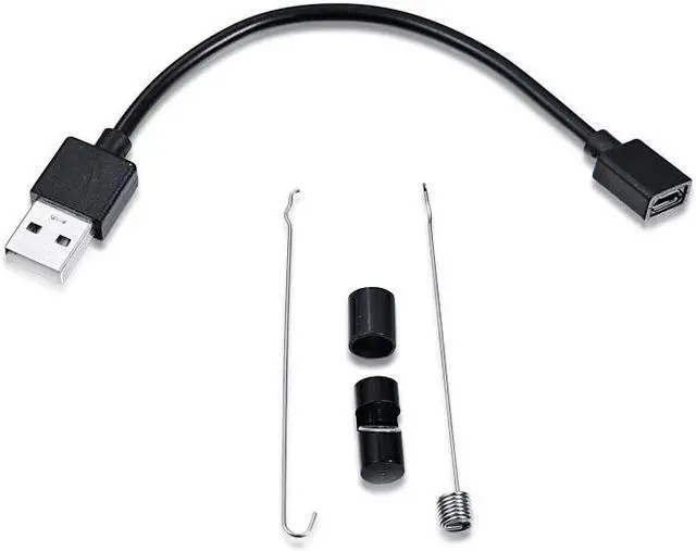 Alt view image 4 of 5 - 2M 1M 7mm Endoscope Camera Flexible IP67 Waterproof Inspection Borescope Camera for Android PC Notebook 6LEDs Adjustable