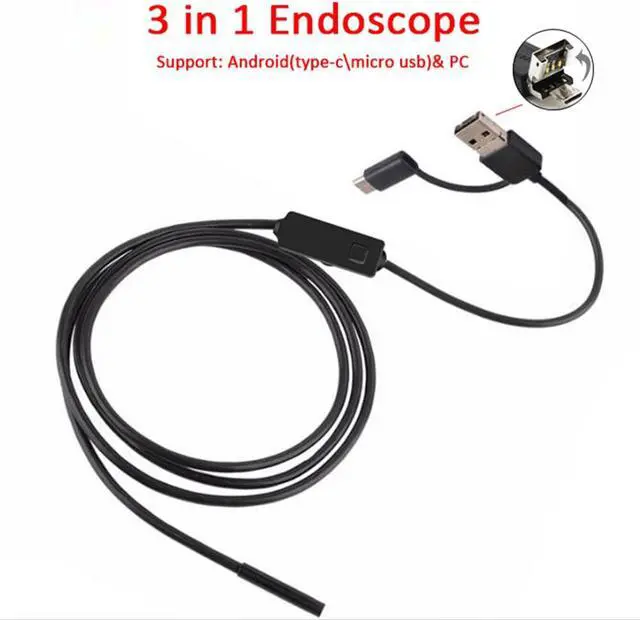 Alt view image 5 of 5 - 8mm Wireless WIFI Endoscope Camera Waterproof Inspection Mini Camera USB Endoscope Borescope For Iphone Android PC IOS APP