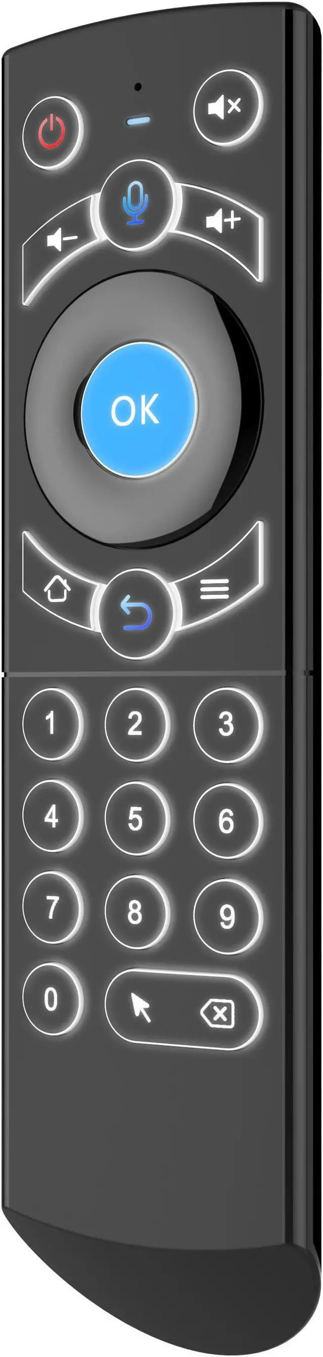 Alt view image 5 of 5 - Pro Gyro Smart Voice Remote Control IR Learning 2.4G Wireless Fly Air Mouse for X96 Mini H96 MAX X99 Android TV Box vs