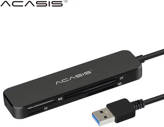 Alt view image 2 of 5 - USB 3.0 Card Reader SD Micro SD TF CF MS Compact Flash Card Adapter for Laptop OTG Type C to Multi Card Reader USB 3.0
