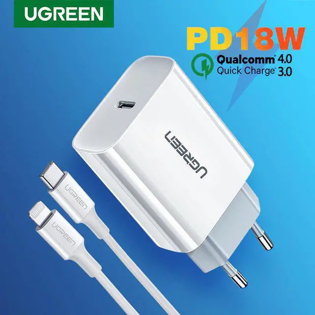 Main image of Quick Charge 4.0 3.0 QC PD Charger 18W QC4.0 QC3.0 USB Type C Fast Charger for iPhone 11 X Xs 8 Xiaomi Phone PD Charger