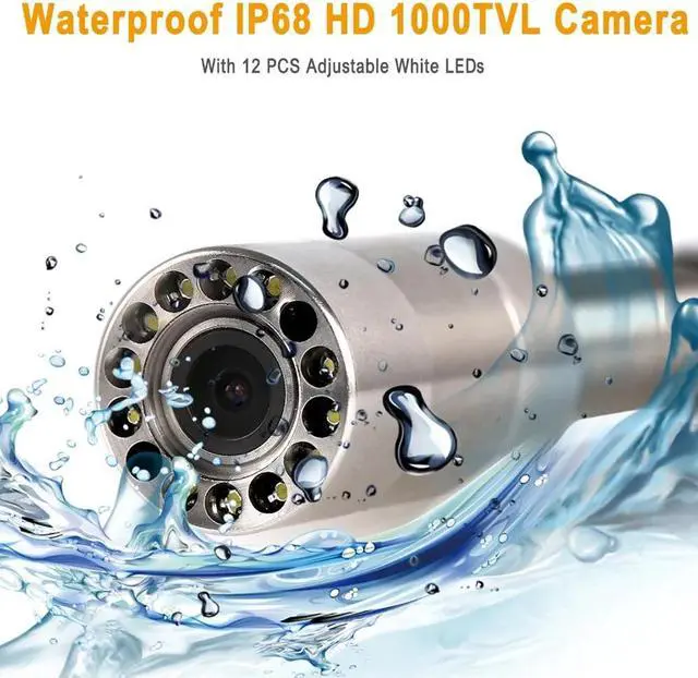 Alt view image 4 of 5 - 9" Wireless WiFi 20/50/100M Pipe Inspection Video Camera,Drain Sewer Pipeline Industrial Endoscope support Android/IOS