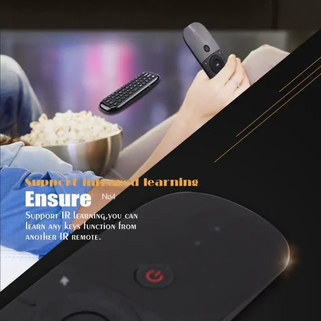 Alt view image 4 of 5 - Air Fly Mouse USB Remote For Android TV BOX PC Wechip W1 Infrared Sensing Body Sense Mini 2.4G Wireless Keyboard
