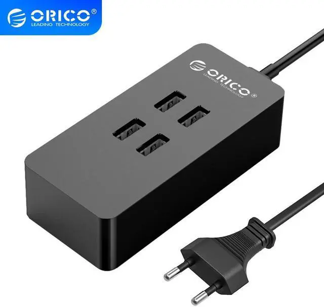 Main image of 4 Port 20W Max USB Charger Mini Desktop Charging Dock Station 5V2.4A Desktop Charger for Mobile Phone Tablet