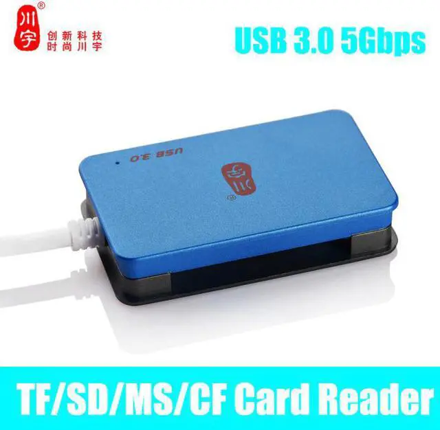 Alt view image 4 of 5 - C385 USB 3.0 Card Reader Micro SDXC SDHC TF Memory Card Reader Mini Adapter For Micro SD / CF / MMC/ MS Pro Duo/ MicroSD
