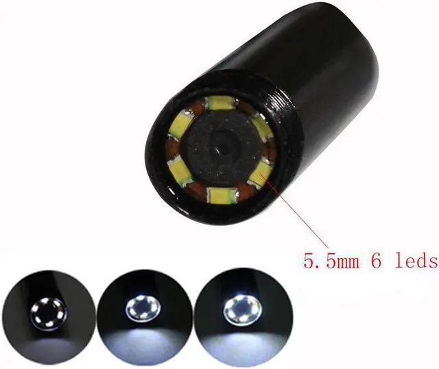 Alt view image 5 of 5 - 2M 5.5mm Lens HD USB Endoscope Cam IP68 Waterproof 6 LEDs Inspection Pipe Endoscope Camera Borescope For Android Phone PC