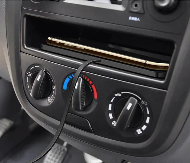 Alt view image 5 of 5 - Universal Wireless Car Charger for iphone X 8 11 pro  Charging Dock Pad  S9 S20  Fast Charger Dashboard Holder Stand