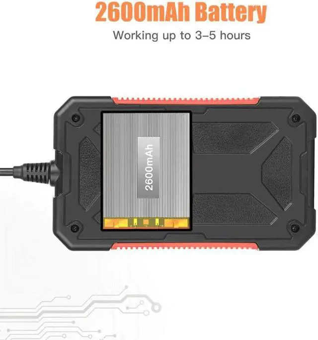 Alt view image 5 of 5 - 1Set 2m/5m/10m Industrial Endoscope 1080P High Definition Borescope 8mm Inspection Snake Camera with 4.3" Display Screen 8 LED L