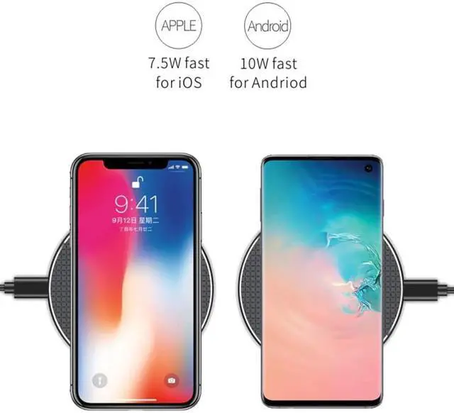 Alt view image 3 of 5 - Wireless Charger 5W/10W phone charger wireless Fast Charging Dock Charger for iphone    P3