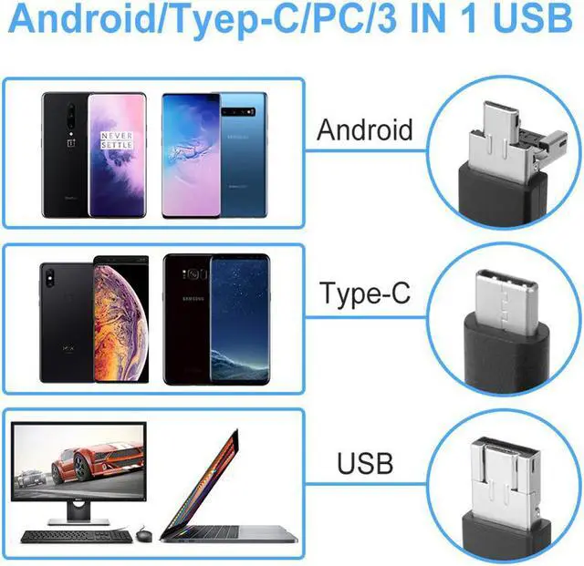 Alt view image 2 of 5 - 3.9 mm Otoscope Camera USB Ear Endoscope Type c Ent Nose Inspect Cameras Wifi Borescope Cam for Adult Child on Android Phone PC