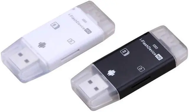 Alt view image 3 of 5 - Android Micro USB USB 3in1 SD TF Microsd Card Reader Memory OTG Card Reader for iPhone iPAD for Huawei for Xiaomi Phone PC