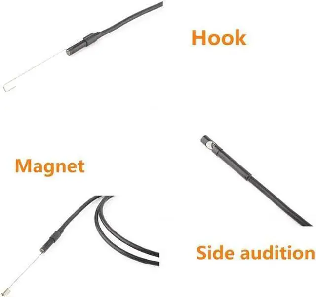 Alt view image 5 of 5 - 1M 2M 7mm Endoscope Camera Flexible IP67 Waterproof Inspection Borescope Camera for Android PC Notebook 6LEDs Adjustable